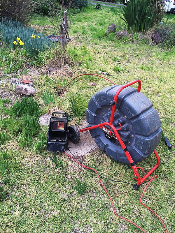  Our drain camera locates and identifies blockages 